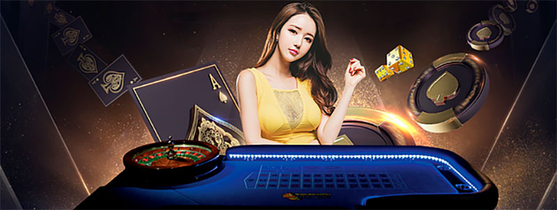 Pretty girl playing roulette